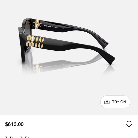 Miu Miu Sunglasses from Sunglass Hut (Portugal, September 2024) + receipt - Picture 3 of 7